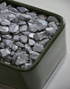 【ポイントキャンペーン中】020-シルバー デコジャリ 瓦素材マルチング材 大粒5kg 陶器鉢/プランター/インテリア/観葉/アレンジメント/花器