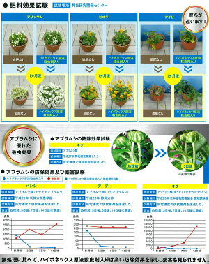 ネクスコート・いろいろな植物用500gとハイポネックス原液殺虫剤入り450mlのセット