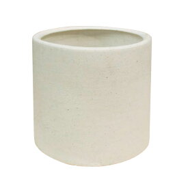 クレイポット（陶器鉢）JX47LW白土色（穴あり）