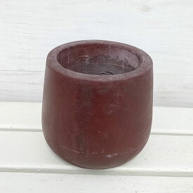[アーリーサマーセール]セメント鉢：SAMAI（サマイ）（M）口径14cm／ブラウン