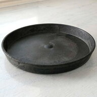 ブラクトエコソーサー：ブラック（直径10.0cm、高さ1.2cm）