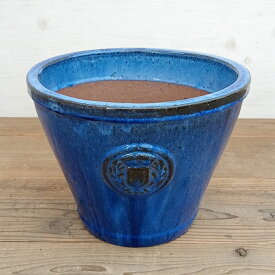 （わけあり特価）釉薬鉢：プロヴァンス直径36cm　ロイヤルブルー　ST319734
