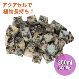 水やりサポート資材・アクアセルキューブ　250ml／約18g（H1×D1×W1cm）