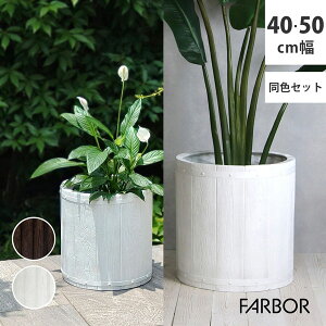 [��������]�uFARBOR�v �t�@�[�o�[ �ؒ�FRP�v�����^�[ ��40�E50 (�ی^) �召2�Z�b�g �z���C�g�iE002-EN4050S-WHT�j