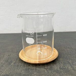 HARIO �r�[�J�[�̌������� 500ml ���M�t���i�K������3���A���a9.2cm�A����12.1cm�j