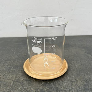 HARIO �r�[�J�[�̌������� 1000ml ���M�t���i�K������3.5�`4���A���a11cm�A����15.1cm�j