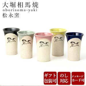 【10%OFFクーポン!27日9:59まで】 ビールグラス 大堀相馬焼 松永窯 中タンブラー 5色セット 170cc 陶器 焼き物 古希 お祝い 米寿 プレゼント 結婚祝い ギフト 退職祝い 男性 還暦祝い 喜寿 祝い