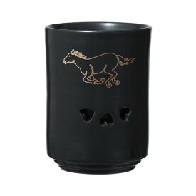 大堀相馬焼(おおぼりそうまやき) 松永窯 KACHI-UMA08 by中野聡美 二重湯呑み 110cc 陶器 焼き物 ギフト・プレゼントに