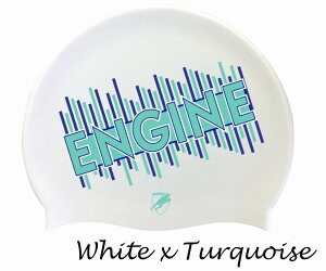 【輸入品】 ENGINE Silicone Cap Staggered Lines スイムキャップ シリコンキャップ 男女兼用 全年齢対象 フリーサイズ 競泳 水泳 スイミングキャップ 海外ブランド シンプル 高品質シリコン
