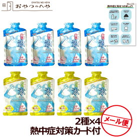 【10%OFF 限定価格】 飲む氷 アイススラリー 2種セット 国産梅＆塩レモン 100g×各4個 計8個 熱中症対策カード付き Ume＆SaltyLemon メール便（代引き不可）