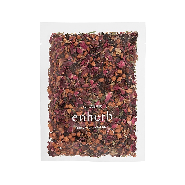 Seasonal Wrap入荷 enherb公式通販 凛として輝く女性の苺とローズ茶 期間限定送料無料 茶葉50g