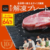 【スーパーセール期間限定割引】＼専門家監修／解凍プレート 正規品 解凍板 解凍ツール アルミ 冷凍食品 …