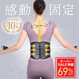＼スーパーSALE特別価格！／【感動固定】腰サポーター 骨盤サポーター 骨盤ベルト 骨盤 サポーター 腰楽ベルト サポートベルト 腰ベルト 腰用ベルト 腰サポーター 健康グッズ 骨盤補正 姿勢 猫背 補正ベルト ダイエット 女性用 男性用