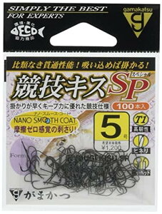 がまかつ(Gamakatsu) シングルフック T1 競技キススペシャル 4号 100本 68487