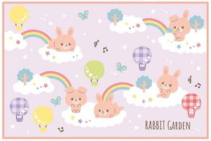 スケーター(Skater) 子供用 レジャーシート 遠足 Sサイズ 60×90cm ラビットガーデン VS1-A