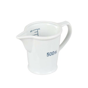 ダルトン(Dulton) 計量カップ 500ml 磁器 耐熱 食洗機対応 オーブン可 高さ12.5cm 幅18.5cm 奥行10.5cm M-0668-500 PORCELAIN JUG 500ml