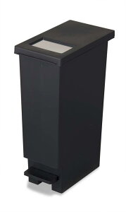 新輝合成 トンボ ユニード ゴミ箱 蓋を開けずにごみを捨てられる プッシュタイプ 軽いペダルでサッと開く 30リットル ブラック 幅23.5×奥行41.5×高さ49.5cm 蓋付き 日本製