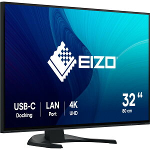 EIZO �r�W�l�X�����v���~�A�����j�^�[ | FlexScan EV3240X-BK | 31.5�^4K UHD�EUSB Type-C�E�u���b�N