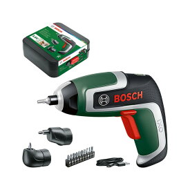 BOSCH() コードレスドライバー (本体のみ、ビットセット（10本）、マグネットビットホルダー、マイクロUSBケーブル（Type-B）、キャリングケース) IXO7
