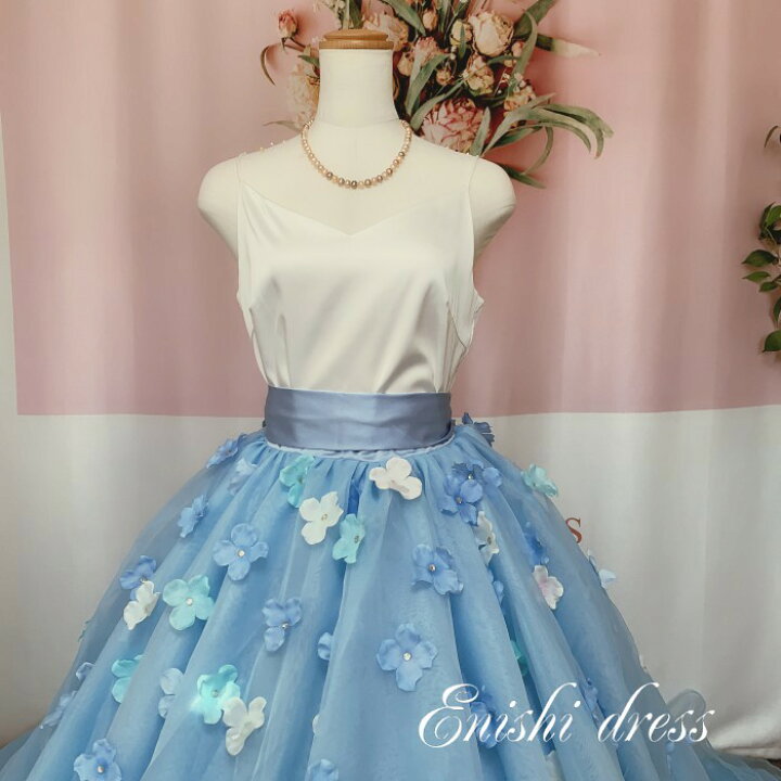 楽天市場】オーバースカート 花びら 造花 オーガンジー ウェディング 