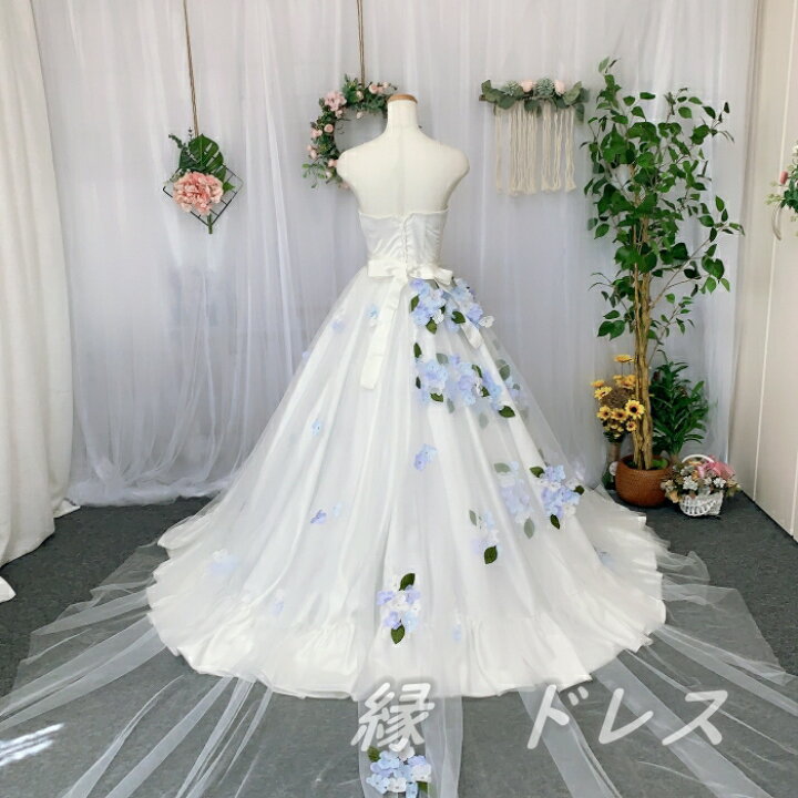 楽天市場】オーバースカート ウェディングドレスの色直し 花びら 葉  