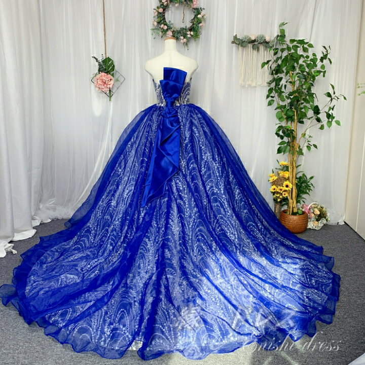 楽天市場 ウエディングドレス スパンコール キラキラ素材 カラードレス パーティー プリンセスライン 演奏会 ドレス レース 結婚式 披露宴 花嫁 二次会 前撮り 花嫁 ブライダル 発表会 ステージ衣装 かわいい エレガント 豪華 色変更無料 縁 ドレス