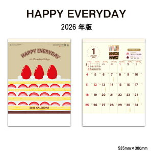 J_[ 2026N Ǌ| HAPPY EVERYDAY SG247 J_[ 2026 Ǌ|  Vv P[L 킢 LO a   t[ p[Xg[ Ԍt  ̎q 46/4 258023