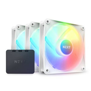 NZXT F120 RGB CORE TRIPLE PACK RGB Lighting Controller [White] PC�P�[�X�t�@�� RF-C12TF-W1 FN1924