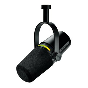 SHURE �V���A MV7+ �|�b�h�L���X�g�}�C�N���z�� �u���b�N MV7+-K : OBS �F�� �_�C�i�~�b�N�}�C�N �J�[�f�B�I�C�h �P��w���� USB-C XLR �L�� �m�C�Y���� �z�M �X�g���[�~���O YouTube �^�� ���R�[�f�B��