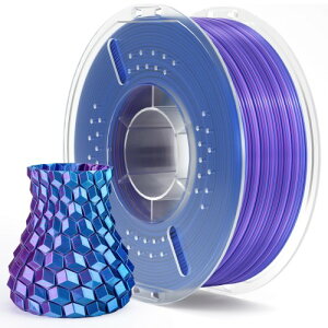 ELEGOO �V���N PLA�t�B�������g 1.75mm 3D�v�����^�[�p�t�B�������g ���@���x±0.02mm �قƂ�ǂ�3D�v�����^�[�ɑΉ� (1KG/�X�v�[�� 2.2 lbs) �V���N �u���[���p�[�v��