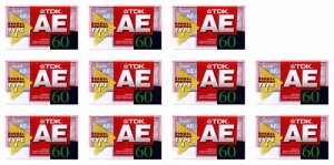 TDK �J�Z�b�g�e�[�v �������݌v 60�� AE-60F�@11������