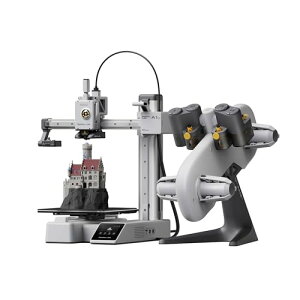 Bambu Lab A1 mini ComboAA1 mini 3D v^[  AMS liteAF`ΉA500mm/s xASLu[Vʕ␳AÉ`i48dBjFDM 3D v^[ASҌAƒpA{U