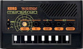KORG 手のひらサイズ アナログ シンセサイザー monotron DELAY モノトロン ディレイ シンプルなレイアウトで入門用に最適 スピーカー内蔵 ヘッドフォン使用可 どこでも使えるコンパクトサイズ