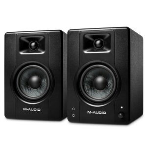M-Audio �X�^�W�I���j�^�[�X�s�[�J�[ ��^�A�N�e�B�u�X�s�[�J�[ �Q�[�~���O ���y���� RCA���͒[�q L/R�y�A 120W�p���[�h�X�s�[�J�[ 4�C���` BX4