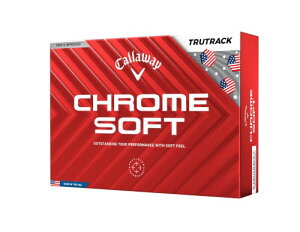 �L�����E�F�C(Callaway) �S���t�{�[�� CHROME SOFT 24 TRUTRACK USA 3�s�[�X�\�� USA�g�D���[�g���b�N�E�z���C�g