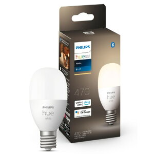 �t�B���b�v�X�q���[(Philips Hue) �X�}�[�g�d�� E17 40W���� �z���C�g 1�� - �X�}�[�g�Ɩ� Alexa�Ή� 470lm �d���F ���� �X�}�[�g�z�[�� �ԐڏƖ� LED �X�}�[�g���C�g �������� �A�v������ Matter�Ή� ��