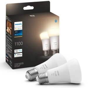 �t�B���b�v�X�q���[(Philips Hue) �X�}�[�g�d�� E26 75W���� �z���C�g 2�� - �X�}�[�g�Ɩ� Alexa�Ή� 1100lm �d���F ���� �X�}�[�g�z�[�� �ԐڏƖ� LED �X�}�[�g���C�g �������� �A�v������ Matter�Ή� ��