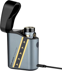 OLIGHT(�I�[���C�g) Baton 4 Kit�t���b�V�����C�g 1300���[���� �[�d�P�[�X�t�� ���^ ���� ���i�K���� �����d�� �n���f�B���C�g �[�d�� �L�����v�p �ނ�p �o�R�p �y�� IPX8�h�� �h�� ��d�΍� (�O��