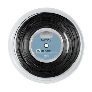 ���L�V����(Luxilon) �e�j�X �X�g�����O �K�b�g ALU POWER 125 REEL (�A���p���[ 125) 200m �u���b�N WR8307001125