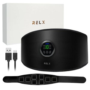 RELX �W�F���V�[�g�s�v EMS�x���g ���؃x���g (���{��Ɗ��) 8���̓d�Ƀp�b�h 6��ރ��[�h 18�i�K���x ���� ���؃}�V�[�� �g���[�j���O USB�[�d�� �ȒP���� �j�����p �M�t�g �v���[���g