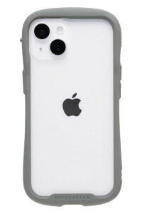 iFace Reflection Frost iPhone 15/14/13 �P�[�X �N���A �����K���X (�O���[)�w�䂪�ڗ����ɂ��� ���ϖh�~ ����K���X ������ �A�C�t�F�C�X iphone15 iphone14 iphone13 �J�o�[ �ϏՌ� �X�g���b�v�z�[���t��
