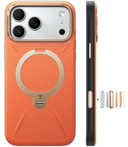 TORRAS iPhone 17 Pro Max �p �P�[�X�V���o���U�[�E�X�L���^�b�`Ostand Q3 ���U�[�g�[�� MagSafe�Ή� �����O �X�^���h 360°��_��] �c�����Ή� �}�O�l�b�g���� �v �J�����R���g���[���{�^�� �ČR�K�i ��