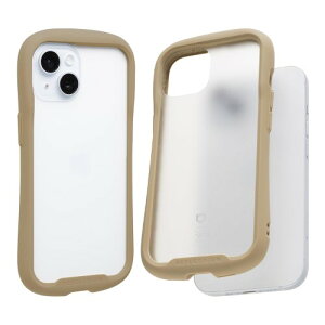 iFace Reflection Frost iPhone 15 �P�[�X �t���X�g�N���A �����K���X (�t���X�g/�x�[�W��)�w�䂪�ڗ����ɂ��� ���ϖh�~ ����K���X ������ �܂�K���X �A�C�t�F�C�X �A�C�t�H��15 iphone15 �p �J�o�[ ��