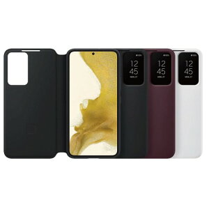 �M�����N�V�[ Galaxy S22 5G �P�[�X ���� �X�}�[�g�N���A�r���[ SMART CLEAR VIEW COVER EF-ZS901 �C�O�����i�i�u���b�N�j [���s�A���i]