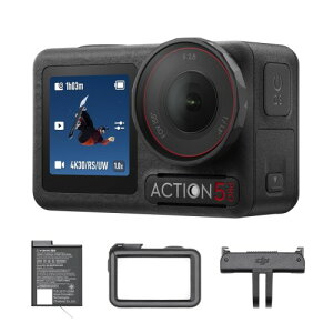 DJI �A�N�V�����J���� Osmo Action 5 Pro �G�b�Z���V�����R���{ ���^ 1/1.3�C���`�Z���T�[�t�� �h�� 4K/120fps�f�� ��ʑ̃g���b�L���O ��u���␳ �f���A��OLED�^�b�`��� �X�|�[�c vlog �E�F�A���u���J
