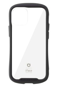 iFace Reflection iPhone 12 mini �P�[�X �N���A �����K���X (�u���b�N)