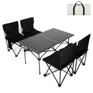 BEIKEMALL AEghA e[u `FA Zbg Lv e[u57cm×95cm×50cm sNjbNe[u y ܂ gȒP [obOt BBQ ނ K[f Lvpi(ubN, 5_Z