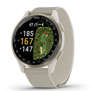 �K�[�~��(GARMIN) Approach S50 Ivory �S���tGPS�E�H�b�` AMOLED�^�b�`�f�B�X�v���C �o�[�`�����L���f�B �����O�o�b�e���[ Android/iOS�Ή� Suica�Ή����{