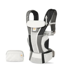 Ergobaby(�G���S�x�r�[) EBC OMNI Breeze �O���[�p�b�`���[�N �������Ђ� �V�������� �l�ԍH�w ���b�V�� �ʋC�� ����@�\ ���{�F ������4�ʂ� �����ɍ��킹�Ďg���� CREGBCZ360PGRYPCH
