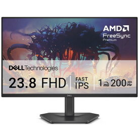 Dell SE2425HG 23.8インチ ゲーミングモニター(3年保証/FHD/Fast IPS,非光沢/DP1.4x1,HDMIx2,/FreeSync Premium/sRGB 99%/傾き/1ms,200Hz)